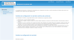 Desktop Screenshot of centros.edu.xunta.es