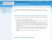 Tablet Screenshot of centros.edu.xunta.es